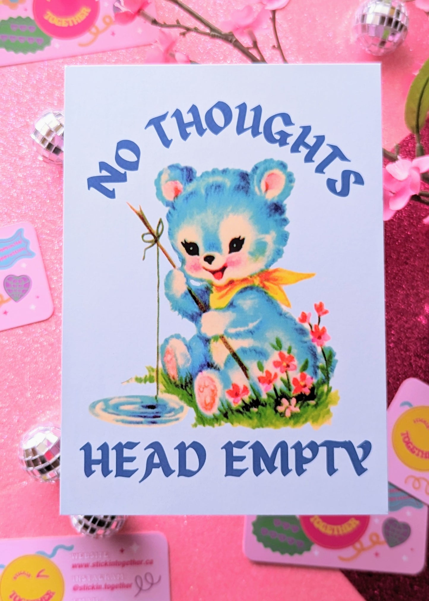 No Thoughts, Head Empty Print