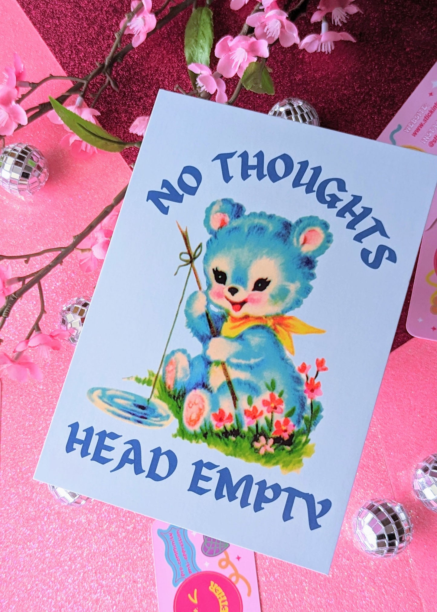 No Thoughts, Head Empty Print