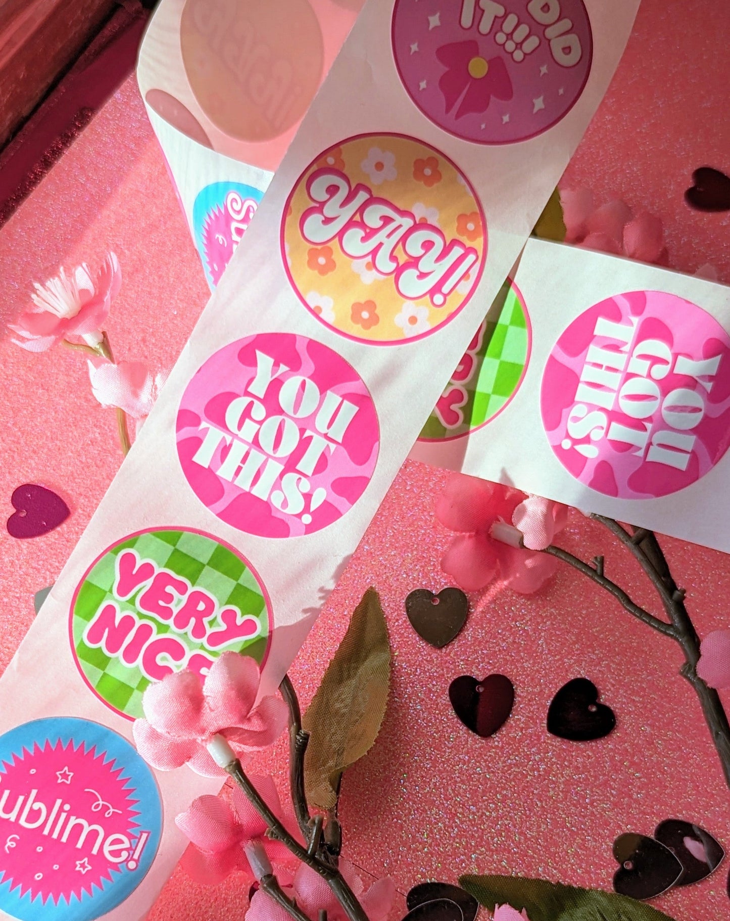 Affirmations Sticker Rolls