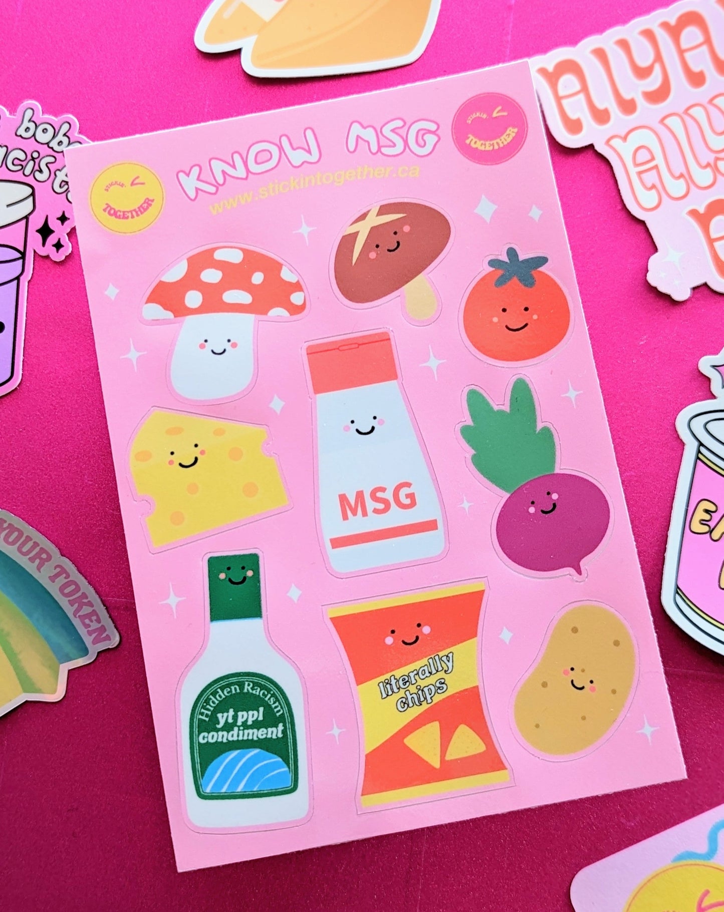 Know MSG Sticker Sheet