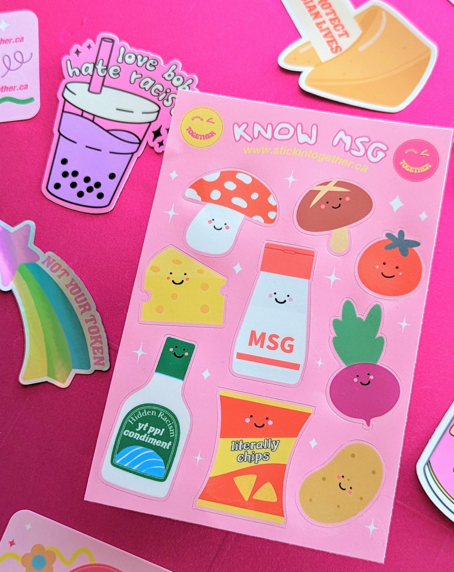 Know MSG Sticker Sheet