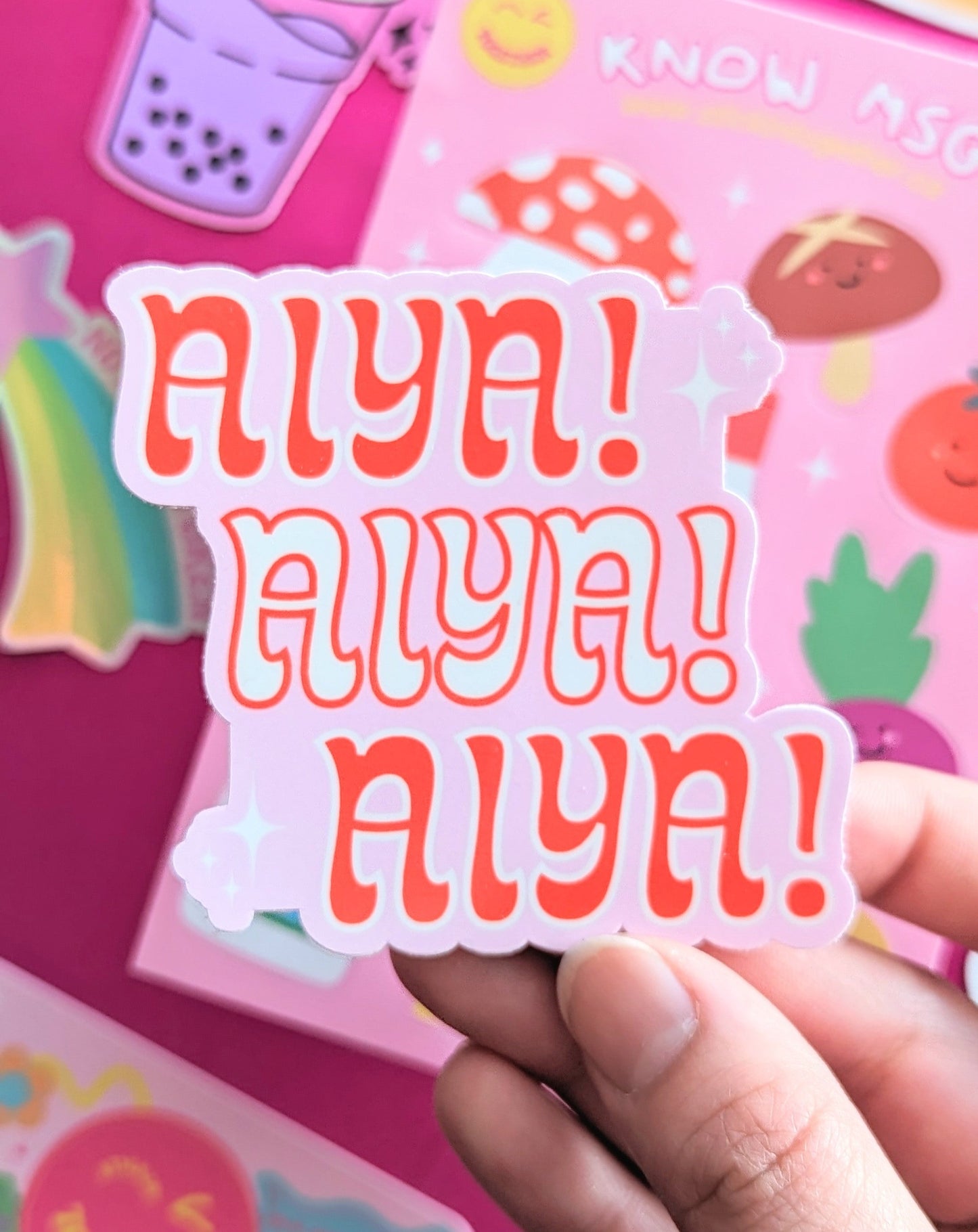AIYA! AIYA! AIYA! Sticker