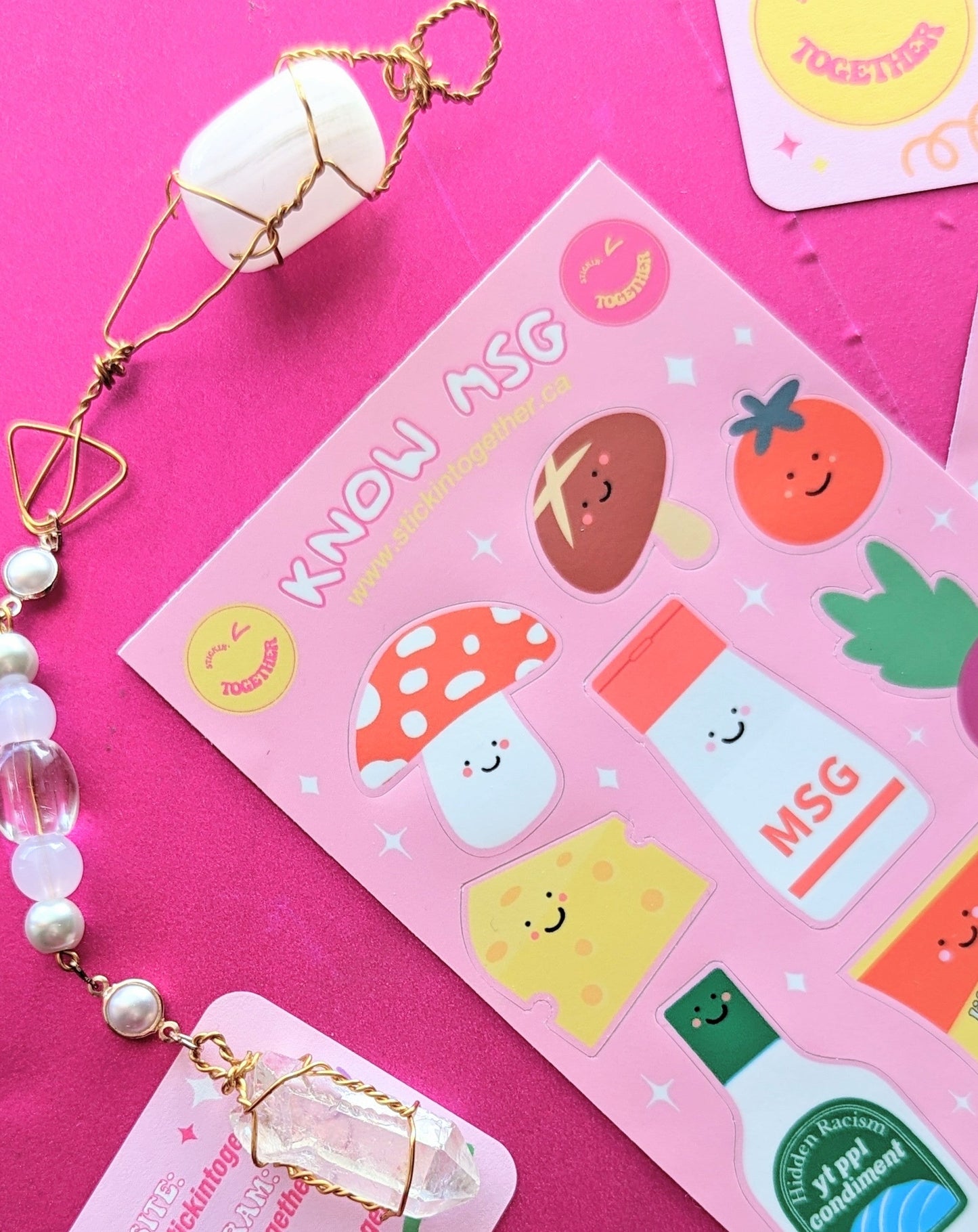 Know MSG Sticker Sheet