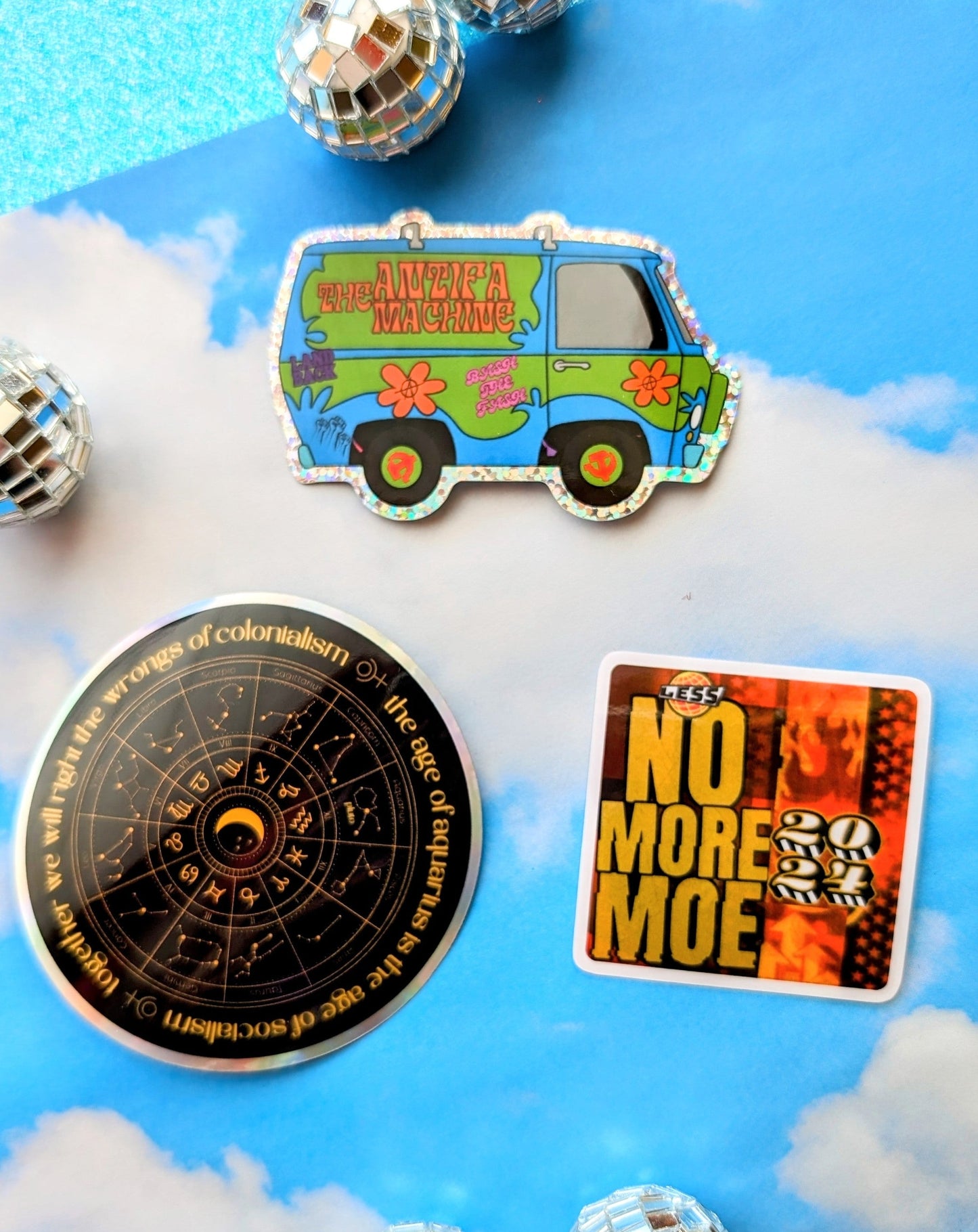 HALF OFF! No More Moe 2024 Sticker (fat.spinster Collab)