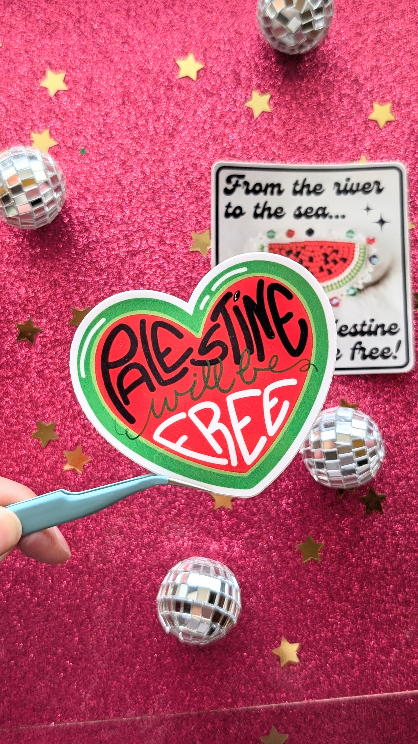 Palestine Will Be Free! Donation Sticker