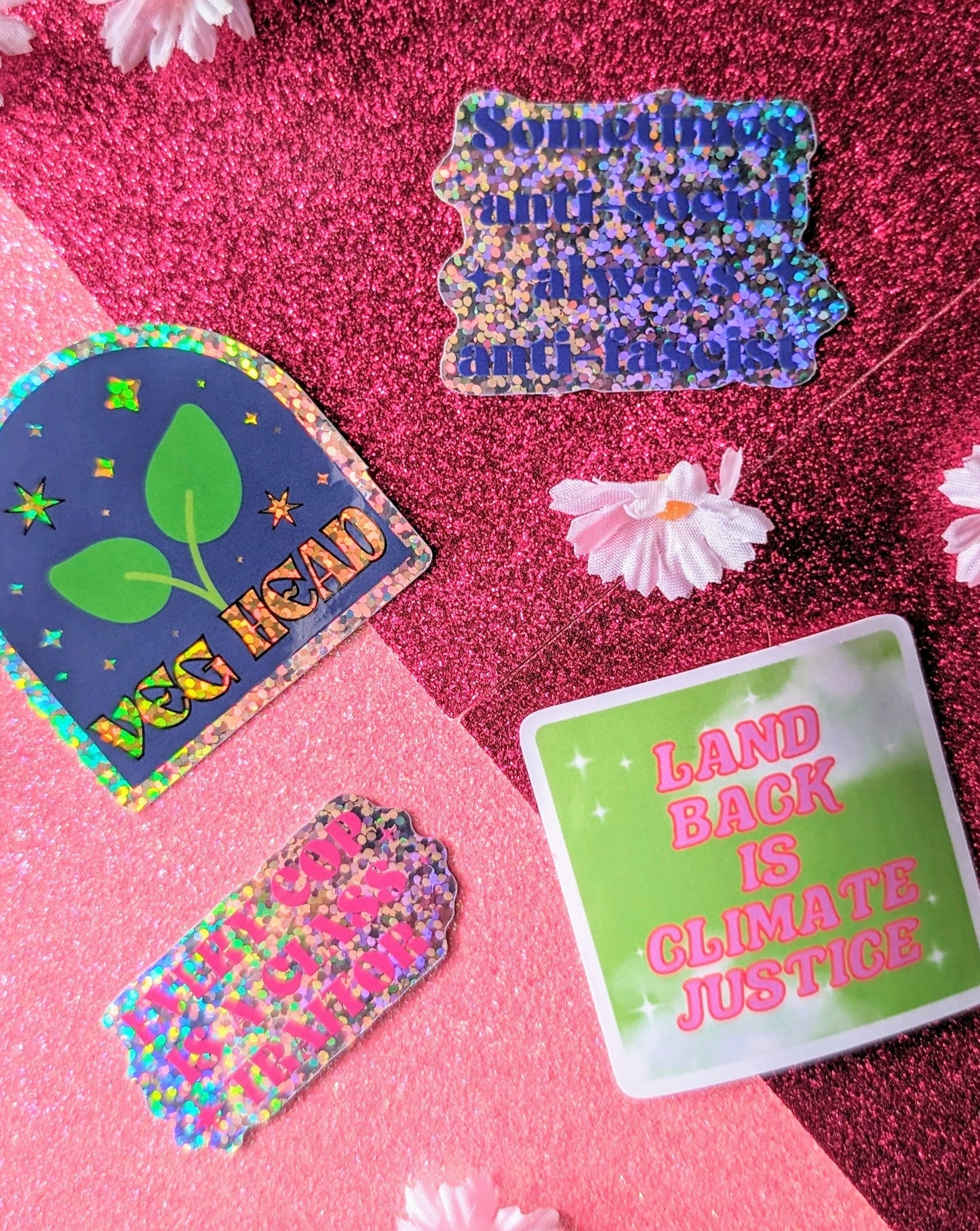 Every Cop is a Class Traitor Glitter Sticker