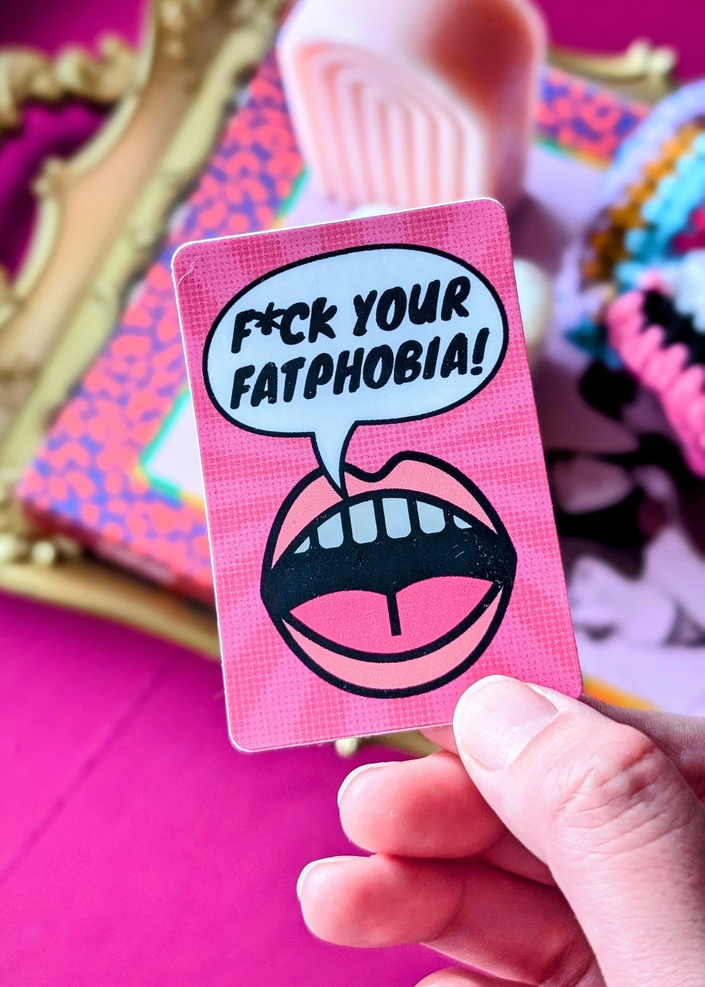 F*ck Your Fatphobia! Sticker