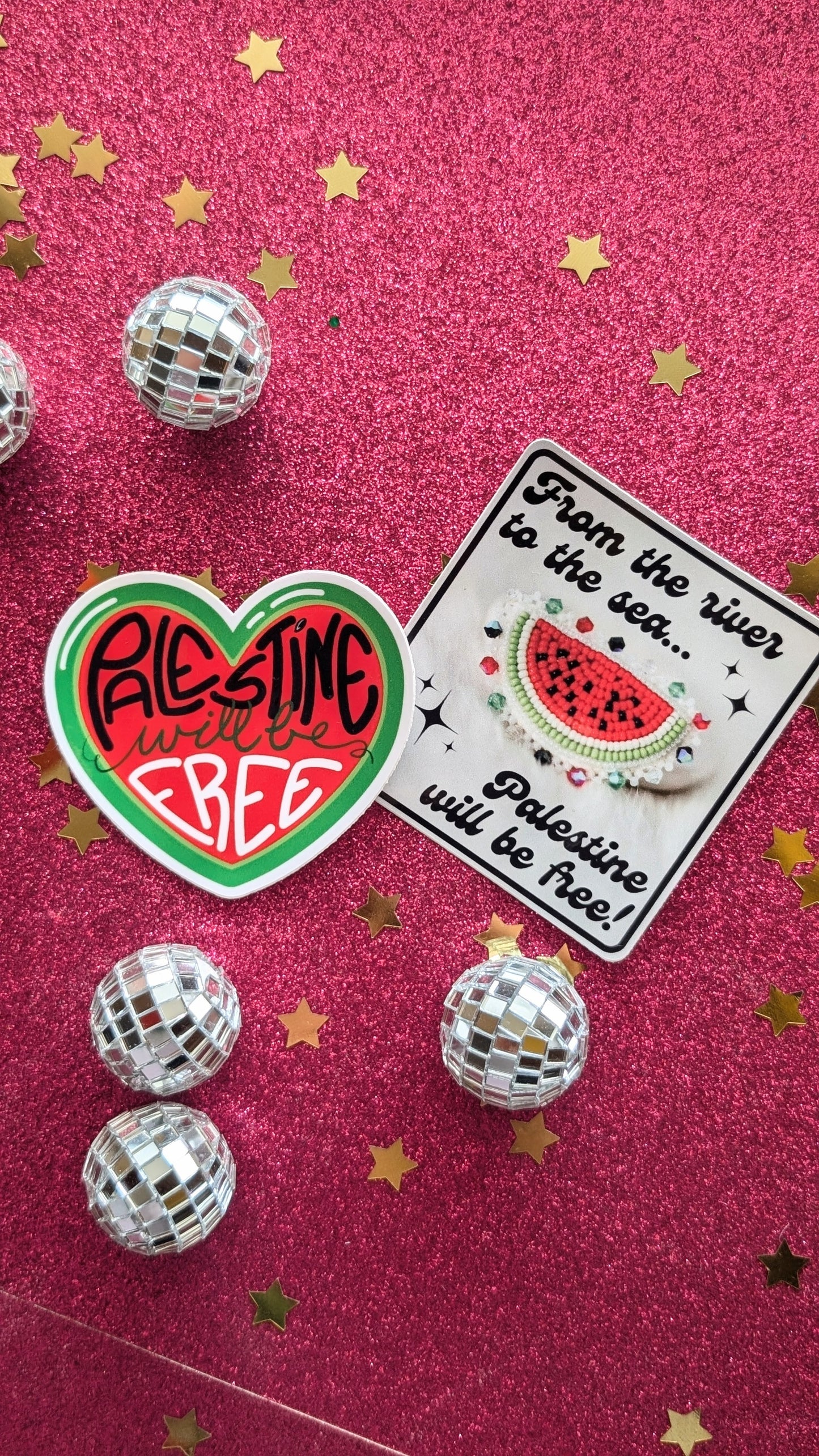 Palestine Will Be Free! Donation Sticker