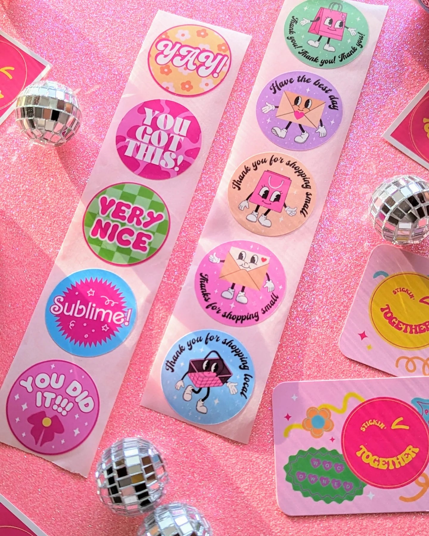 Small Biz Sticker Rolls