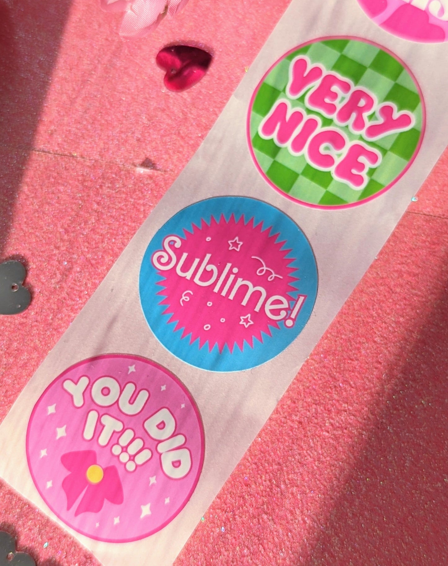 Affirmations Sticker Rolls