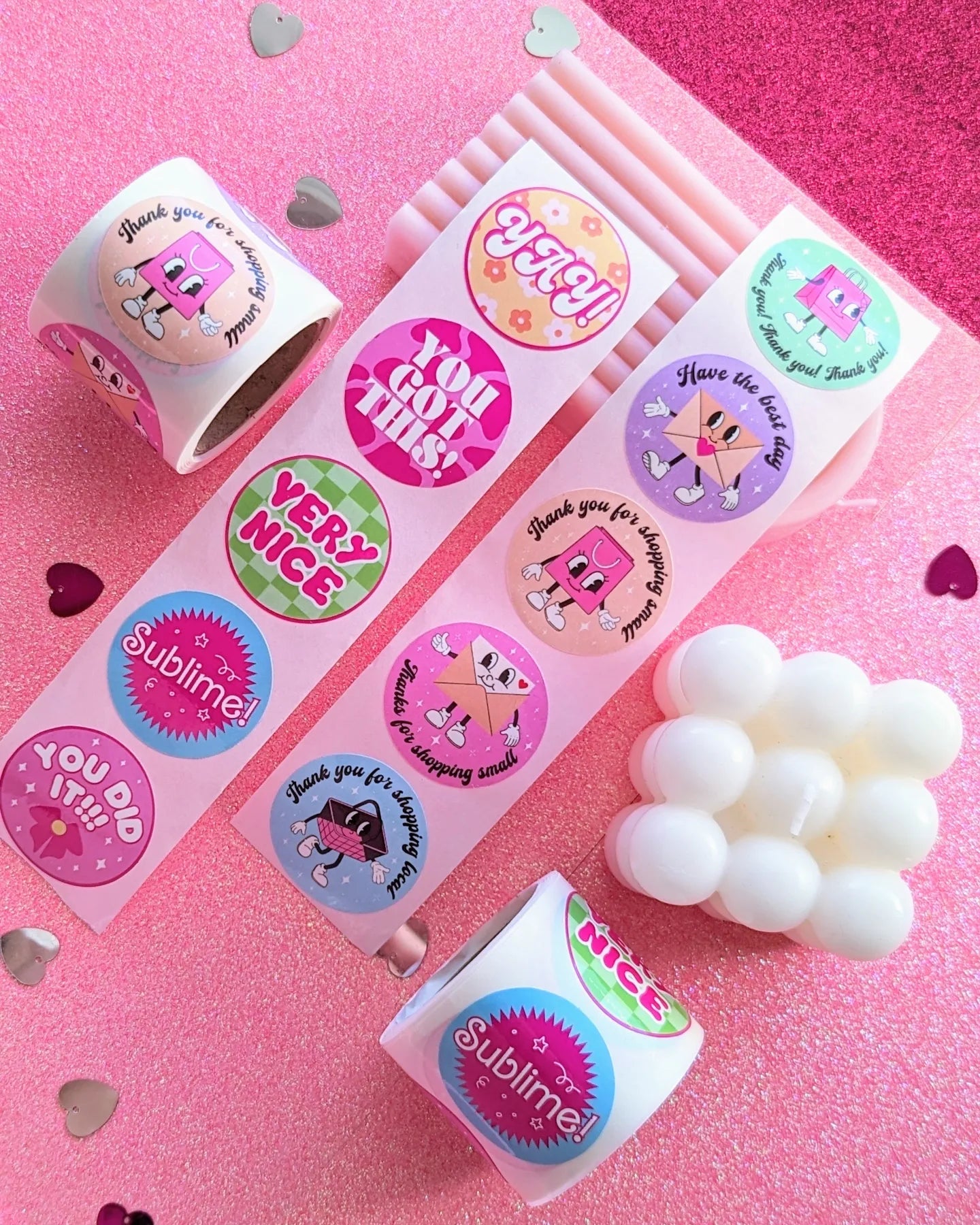 Small Biz Sticker Rolls