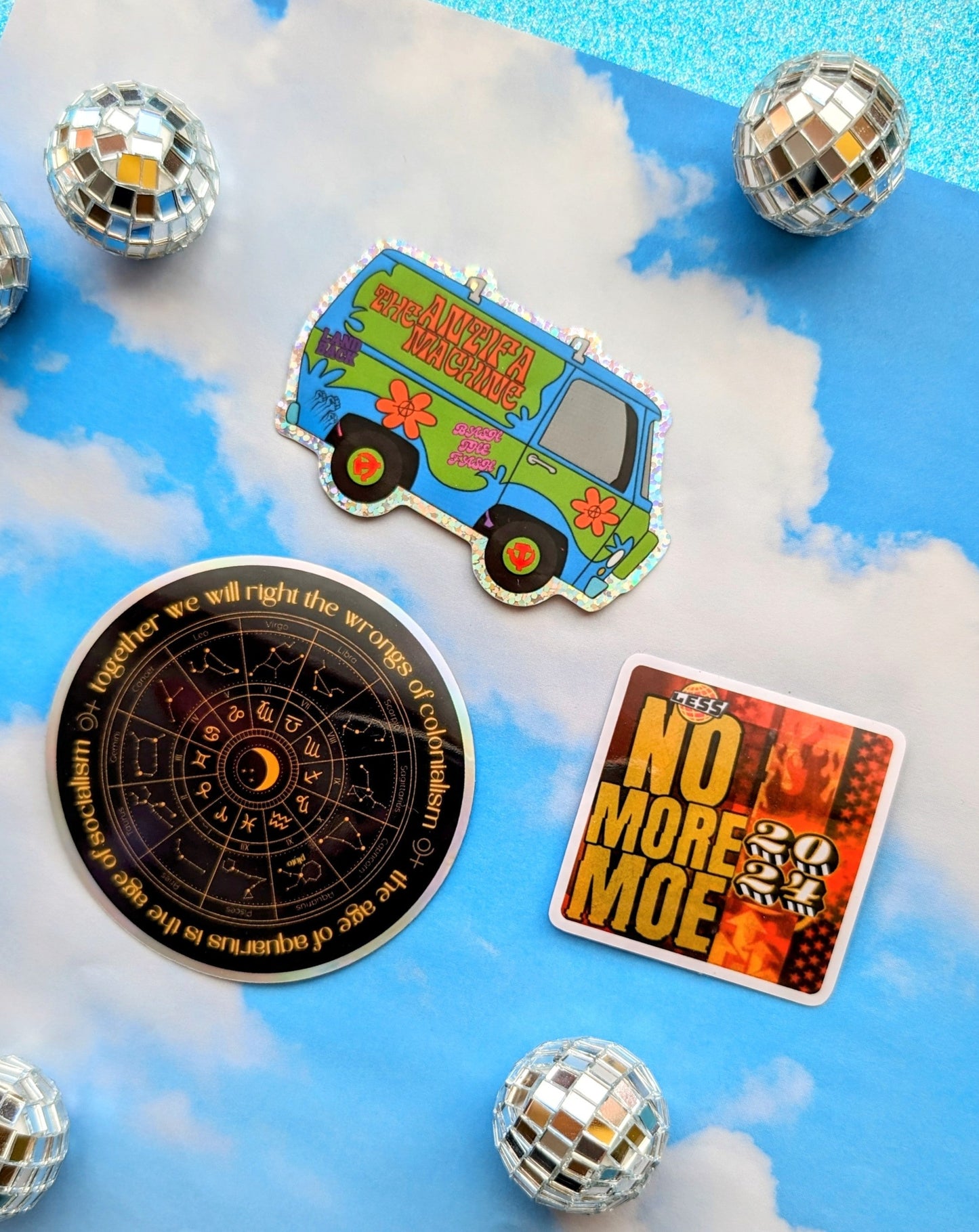 HALF OFF! No More Moe 2024 Sticker (fat.spinster Collab)