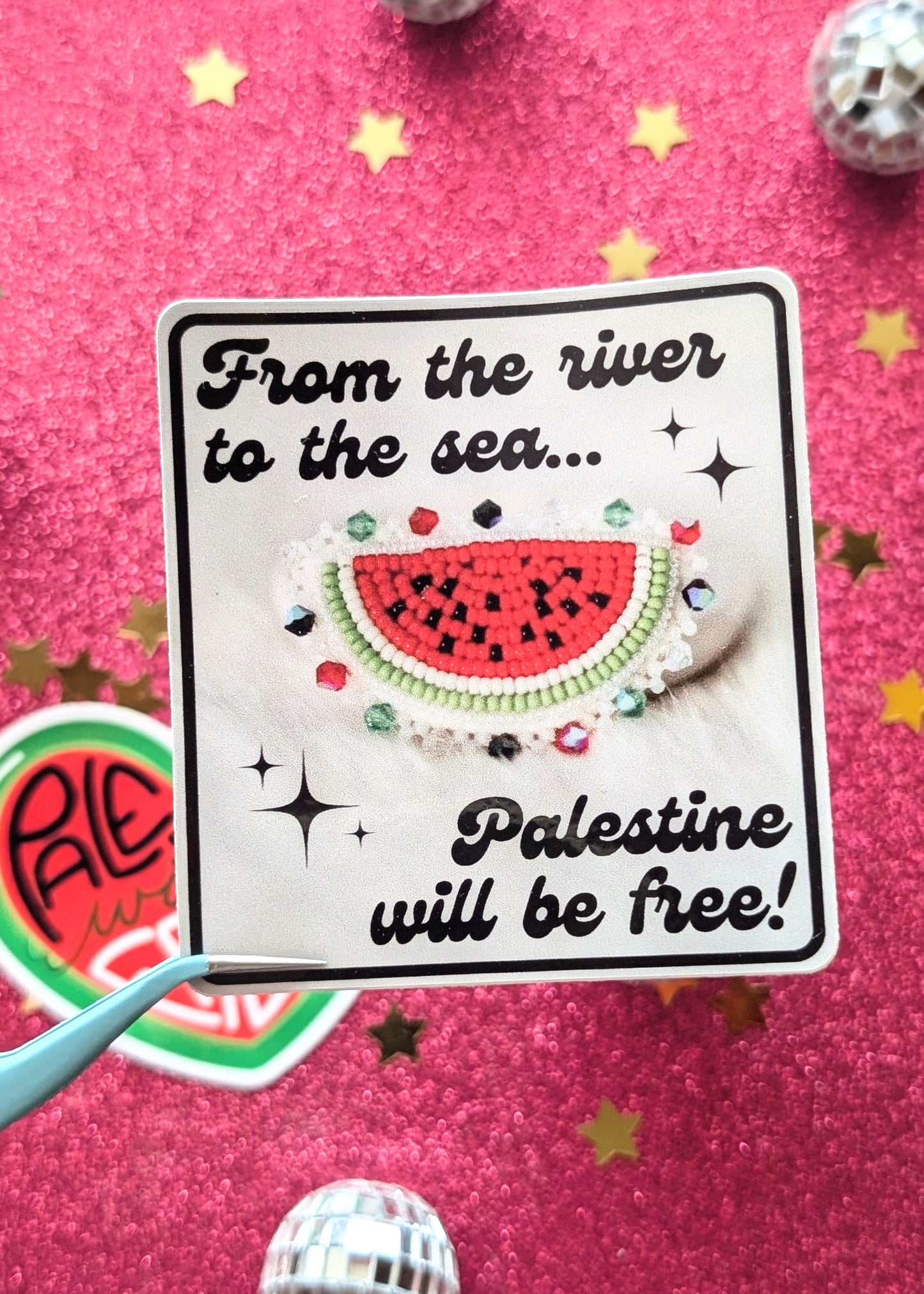 From the River to the Sea (Neepin Moon Collab) Sticker