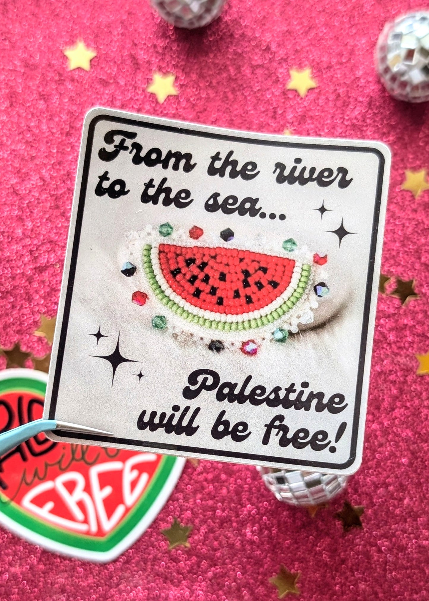 From the River to the Sea (Neepin Moon Collab) Sticker
