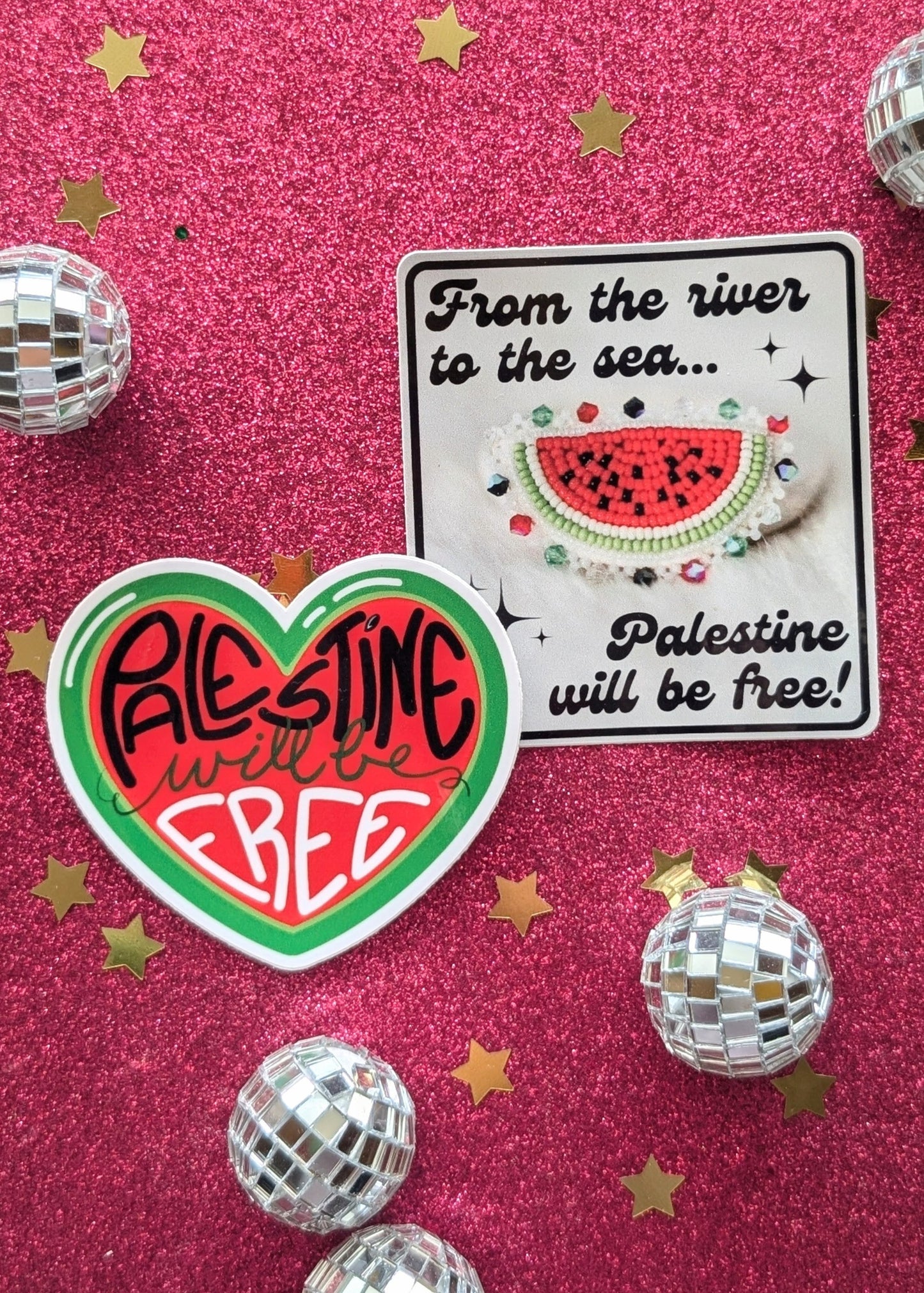 From the River to the Sea (Neepin Moon Collab) Sticker
