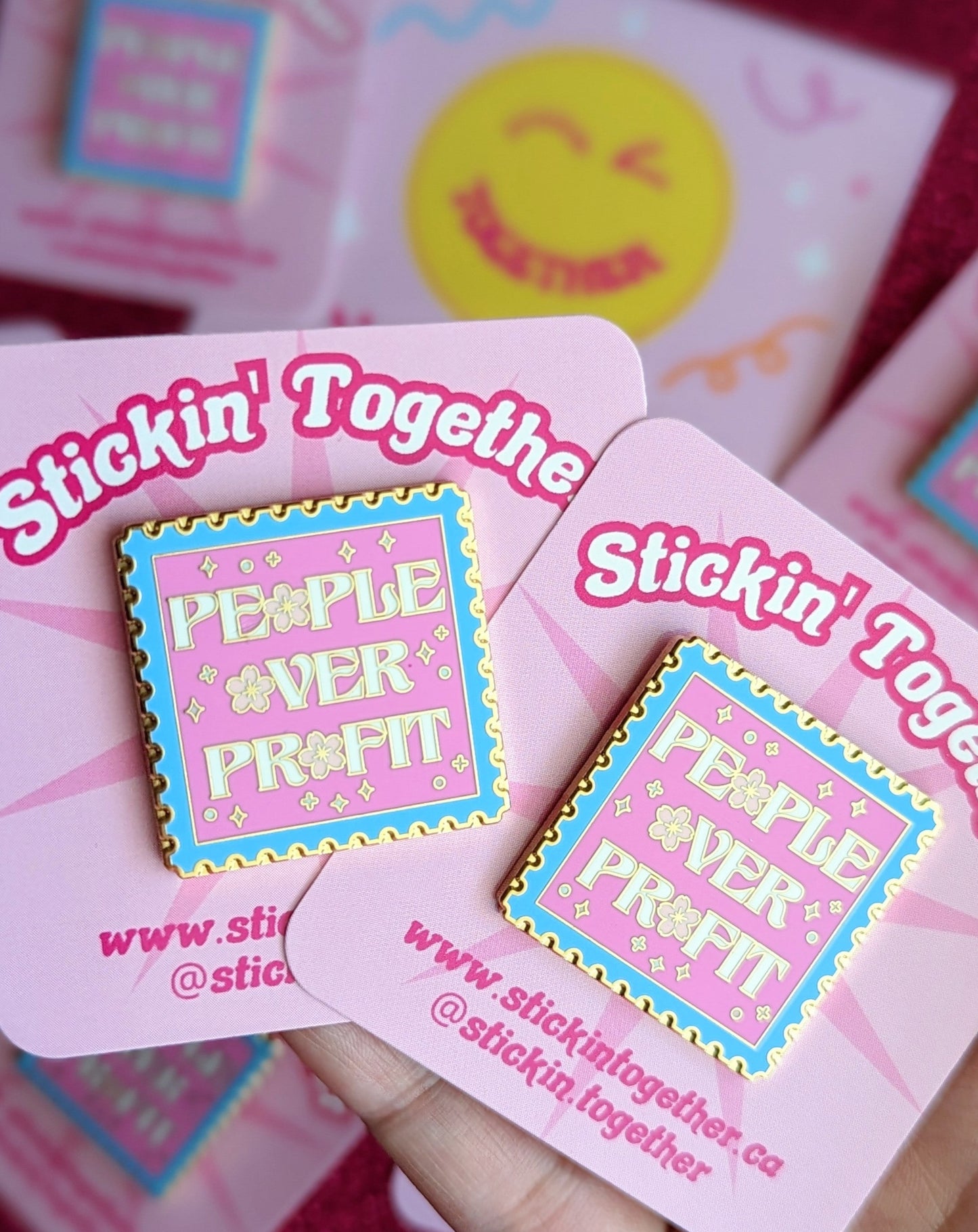 People Over Profit Enamel Pin