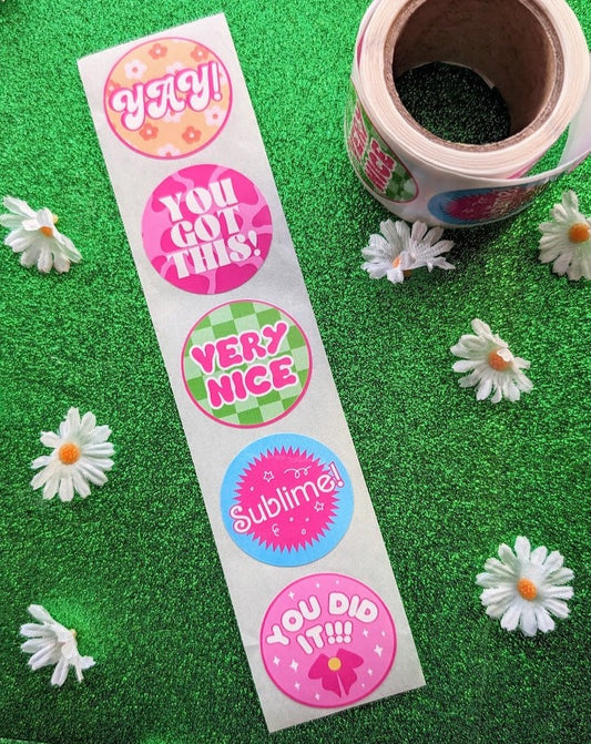 Affirmations Sticker Rolls