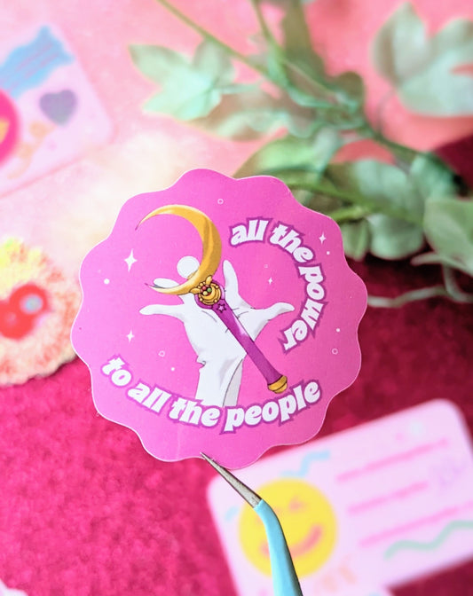 All the Power, to All the People Sticker