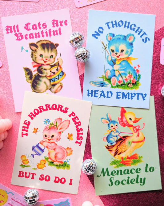 Vintage Cuties Prints