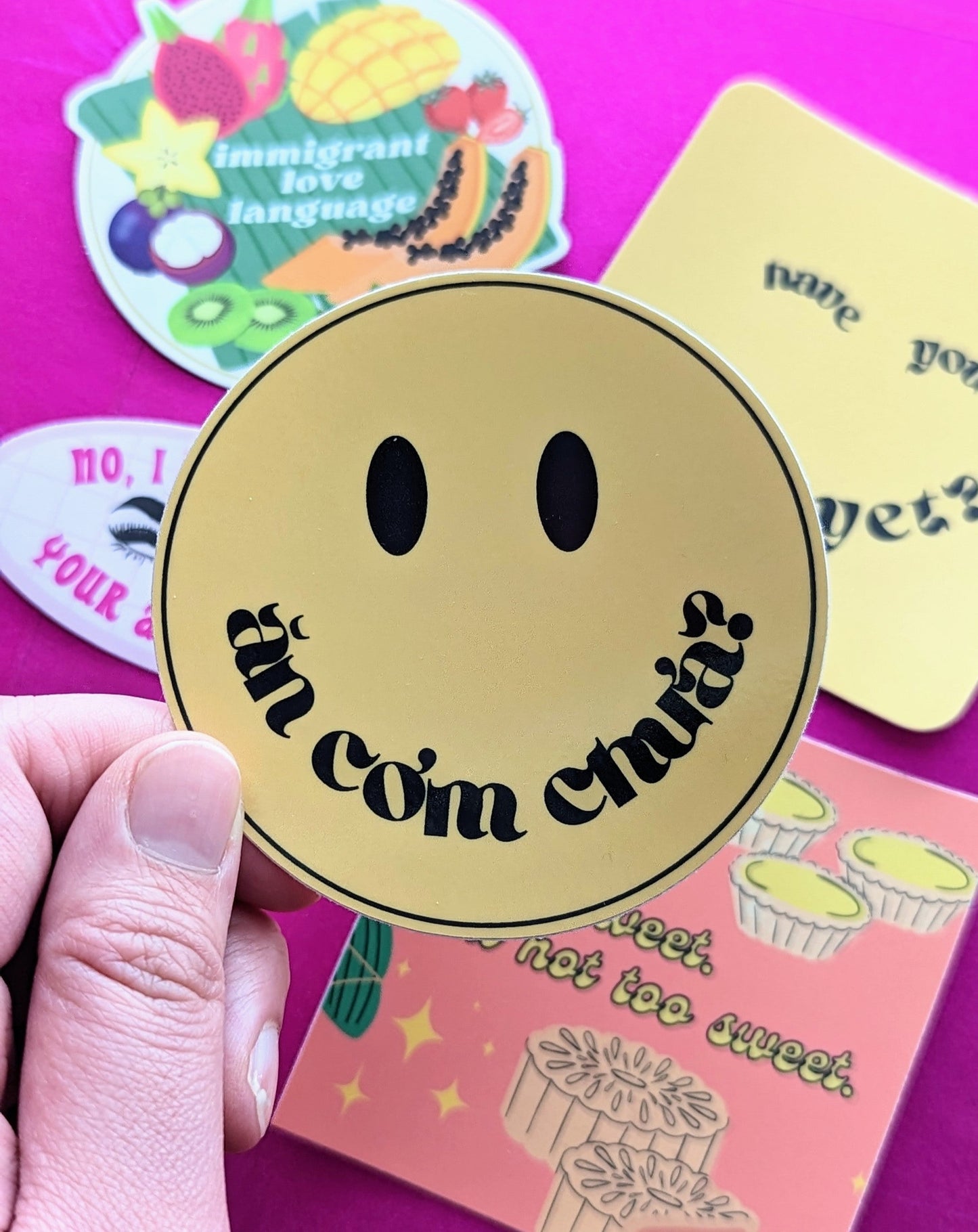 Ăn Cơm Chưa? (Vietnamese for "Have You Eaten Yet?") Sticker